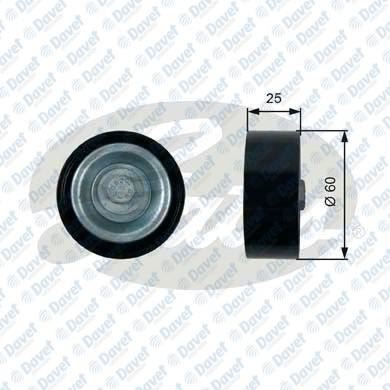 49-3547 V Kayisi Gergi Rulmani 17x60x25 Renault Laguna Iii 1.6i 16v 2007- / Dacia Duster 1.6 16v Klimali 2010-/ Logan 1.6 16v Klimali 2004-2012